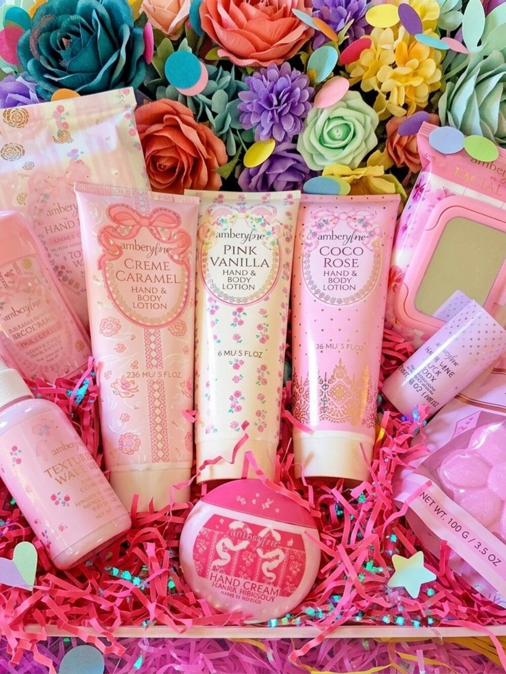 Amber Glow Body and Hair Care bundle